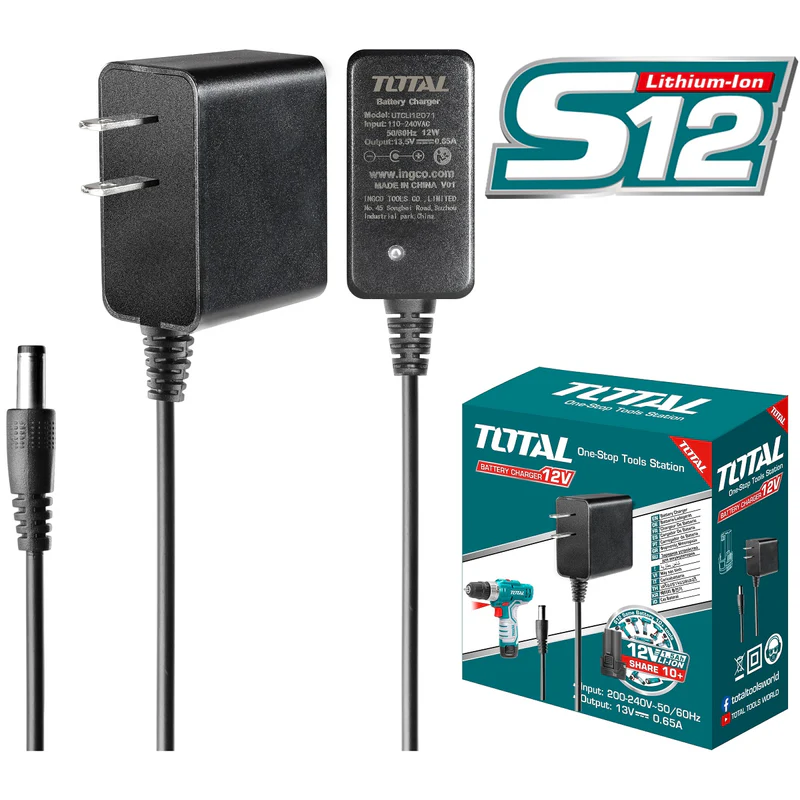 CARGADOR BATERIA TOTAL UTCLI12071 12V 110/220V 50/60HZ