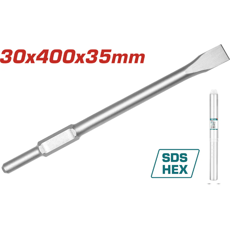 CINCEL HEXAGONAL TAC1532301 30X400X35MM TOTAL