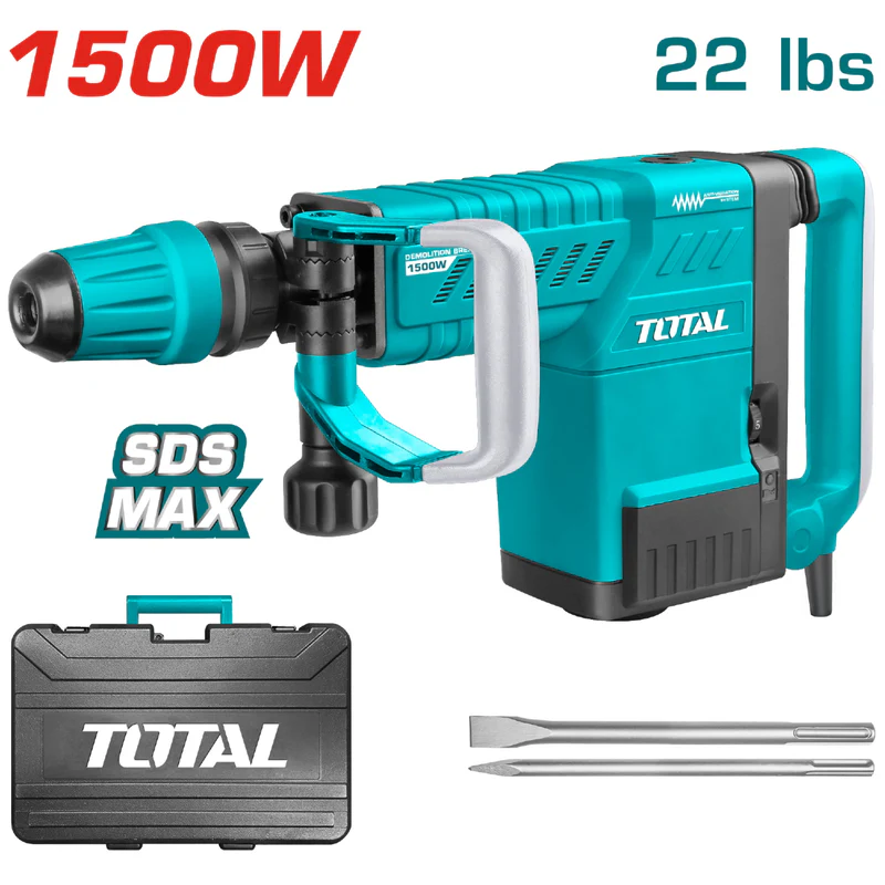 DEMOLEDOR TOTAL UTH215002 10KG HEXAGONAL 1500W