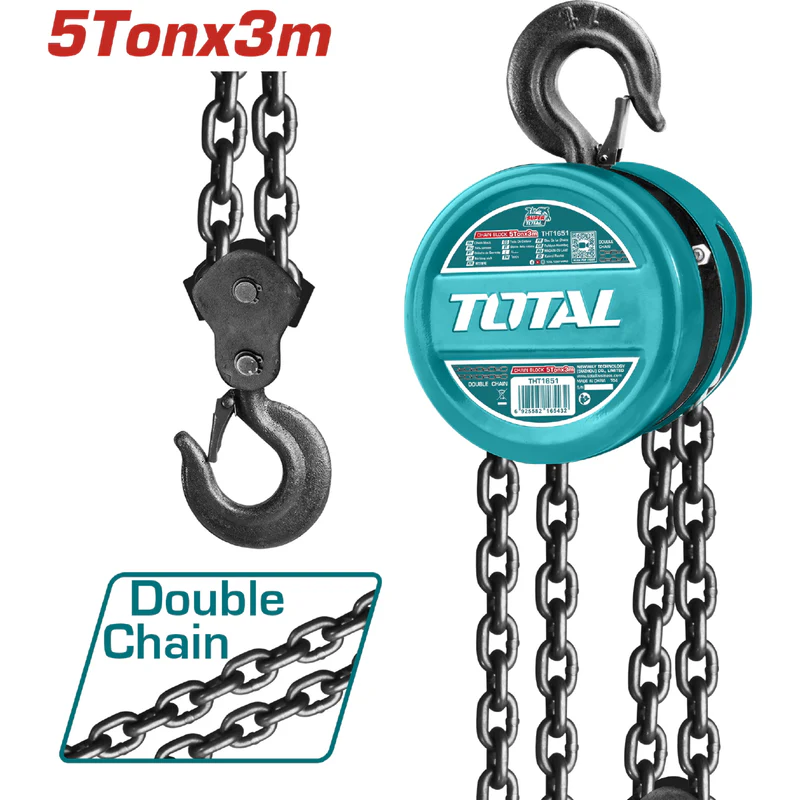 DIFERENCIAL C/CADENA 5 TON THT1651 TOTAL