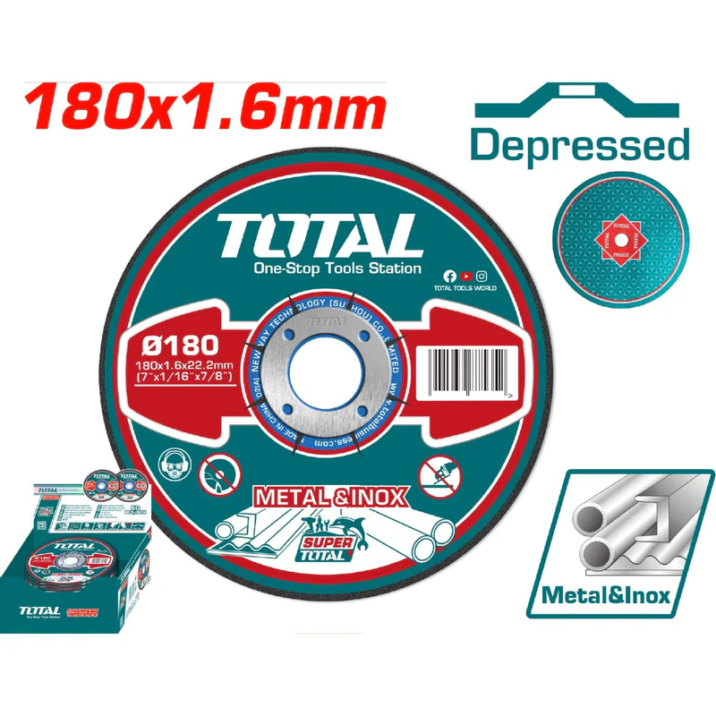 DISCO CORTE TAC2161802 METAL 7X1/16X7/8 TOTAL