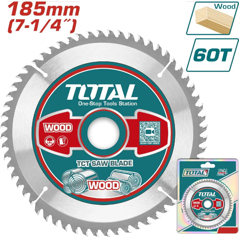 DISCO P/SIERRA 7-1/4'' MADERA  60T TAC231413 TOTAL