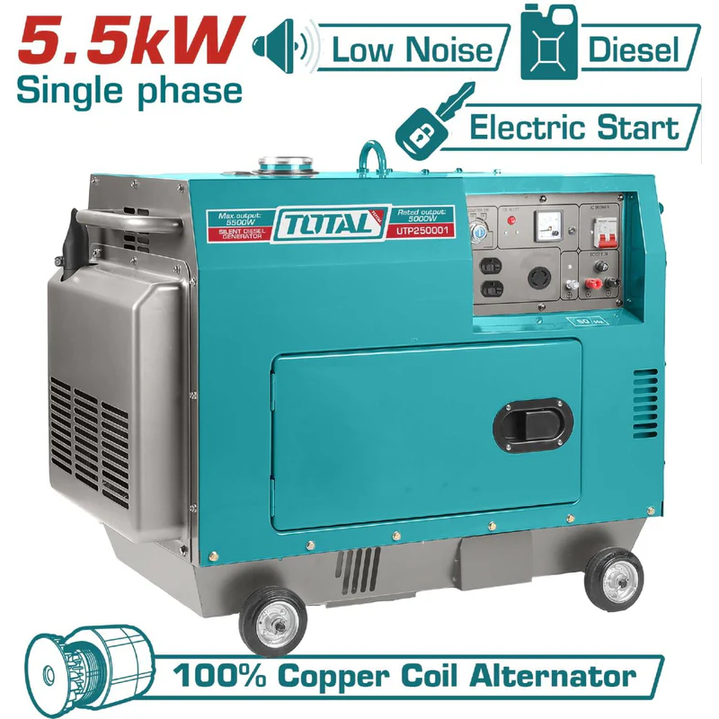 GENERADOR 5.5 KW DIESEL UTP250001 TOTAL