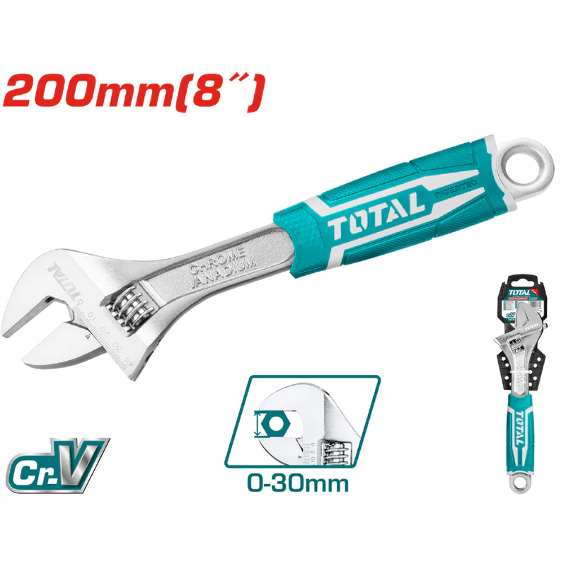 LLAVE AJUSTABLE 8'' THT101086 TOTAL