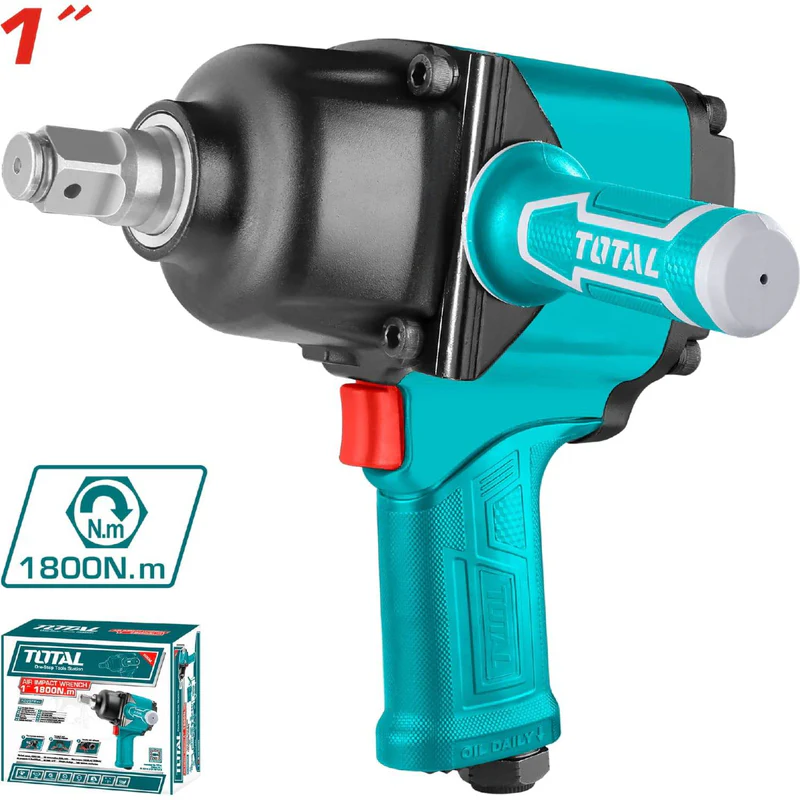 LLAVE DE IMPACTO NEUMATICA CORTA 1'' TAT41112 TOTAL