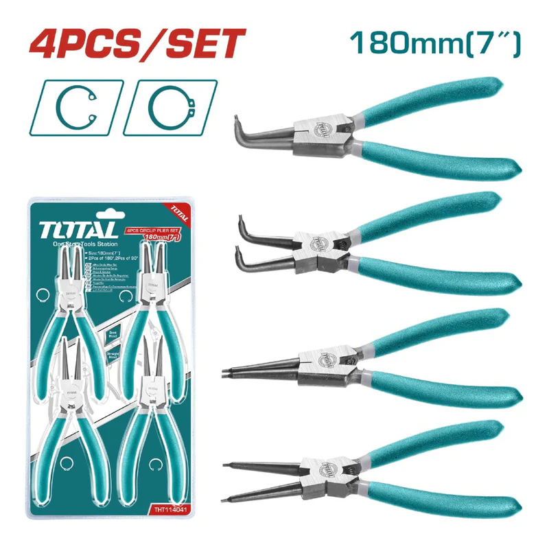 PINZA PARA CANDADOS 4 PCS  THT114041 TOTAL