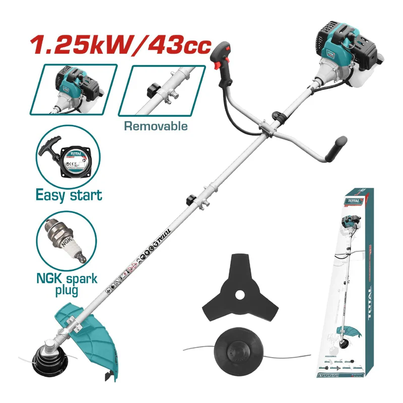 PODADORA 2 HP TOTAL TP5434421 GASOLINA 43 CC 1250 W