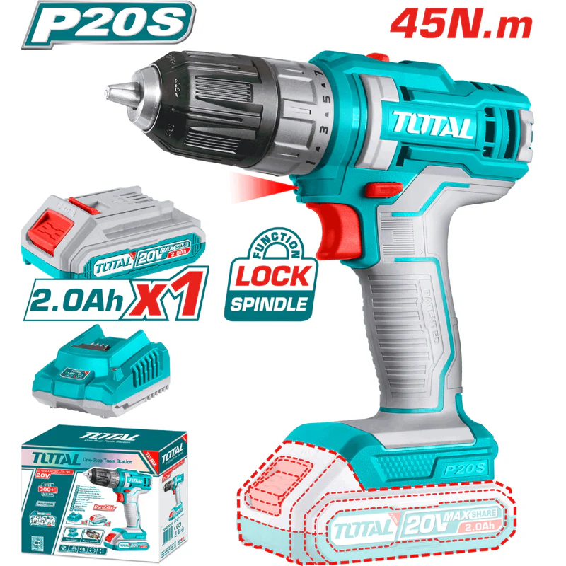 TALADRO 1/32 3/8 20V UTDLI200518 45N TOTAL