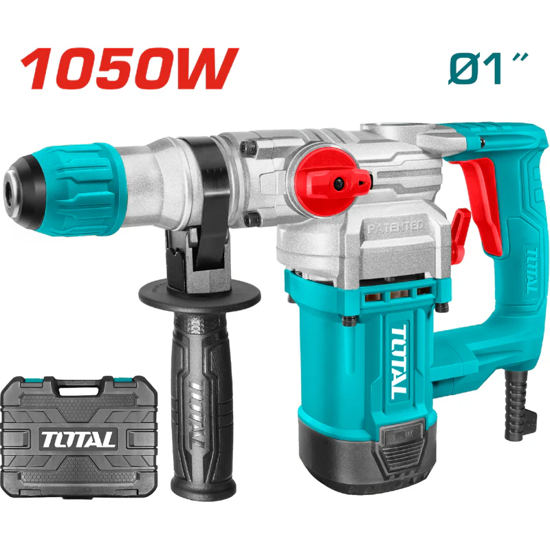 TALADRO TOTAL UTH110266 1" ROTOMARTILLO SDS 1050W