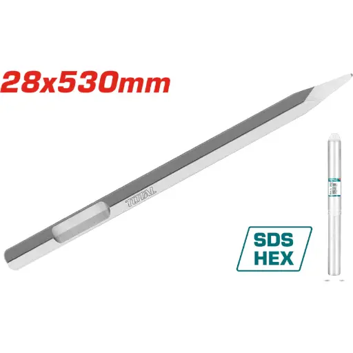 [A1001940] CINCEL HEXAGONAL TAC1531282 28X530MM TOTAL