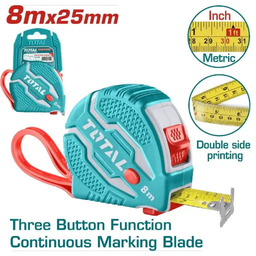 [A1001518] CINTA METR 8MTS TMT126081 TOTAL