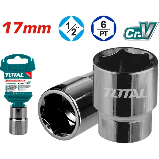 [A1001512] CUBO MECANICO 1/2 17MM THTST12171 TOTAL