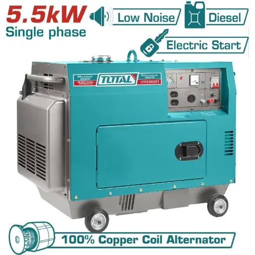 [A1002072] GENERADOR 5.5 KW DIESEL UTP250001 TOTAL