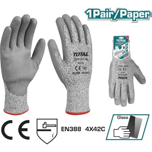 [A1001107] GUANTE R/CORTE TSP1701-XL TOTAL