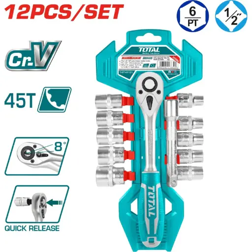 [A1002078] JUEGO CUBOS CHICHARRA THT141121 1/2" 12 PZAS  TOTAL