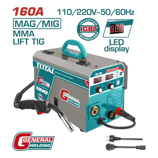 [A1001934] MAQUINA P/SOLDAR ARGON UTMGT1601 INVERTER MAG/MIG/MMA/TIG TOTAL