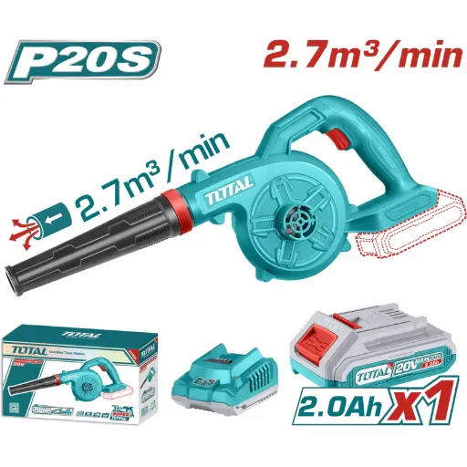 [A1002033] SOPLADOR INALAMBRICO 20V 1800 RPM  UTABLI200281 TOTAL